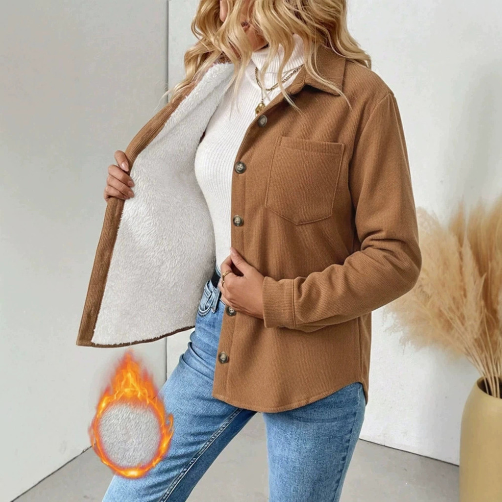 Zara Brown Padded Jacket Casual Daily Commute